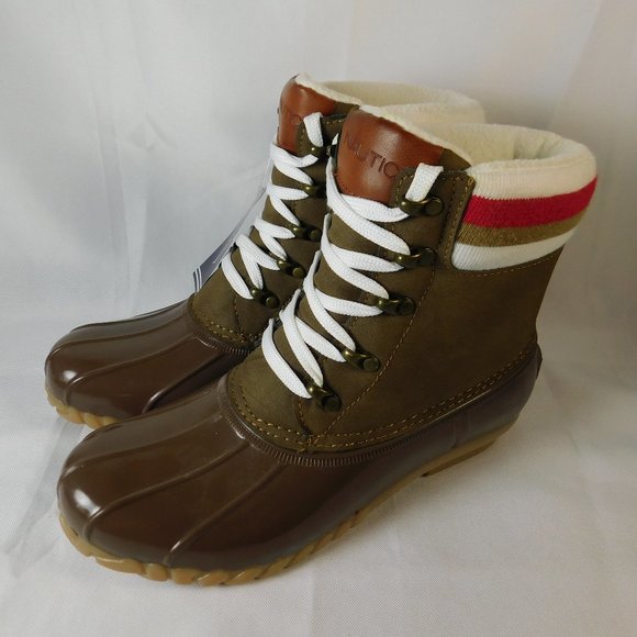 Nautica Shoes - Nautica Womens Duck Boots - Waterproof Shell Insulated Snow Boot - Meloday Sz 8